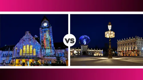 Place Stanislas à Nancy ou Gare de Metz: il faut choisir!